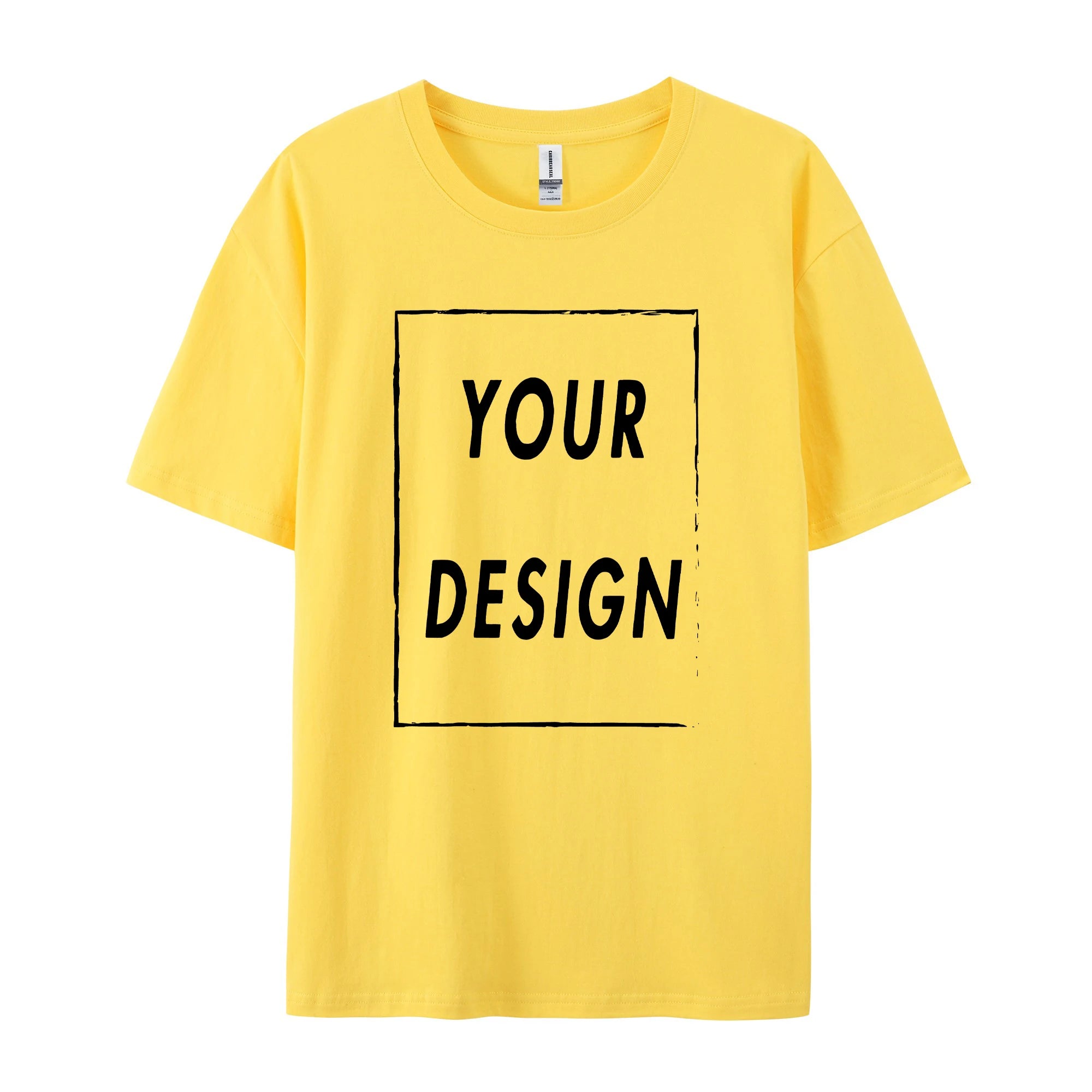 180g Custom Women Men Customised Printed 100% Cotton Short Sleeve Your Logo Photo Brand Text Tee Personalize Graphic Clothing