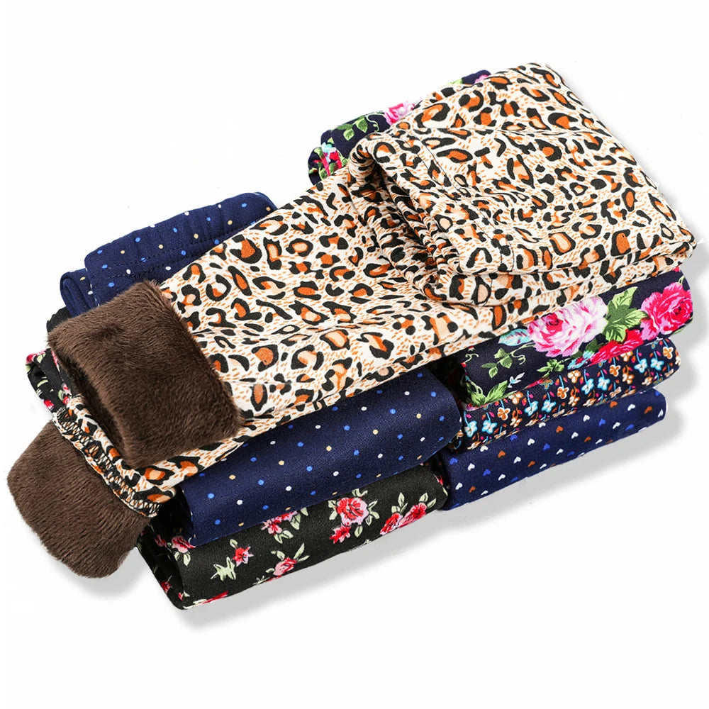 Baby Girl Clothes Kid Legging Girl Winter Autumn Thick Warm Cartoon Leggings Pants Boys Girls Leggings Plus Velvet Trousers