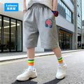 3-14years Boys Summer Shorts Kids Short Sport Cotton Sweatpants Youth Boys Knee Length Pants Teenage Sport Shorts EJCK1
