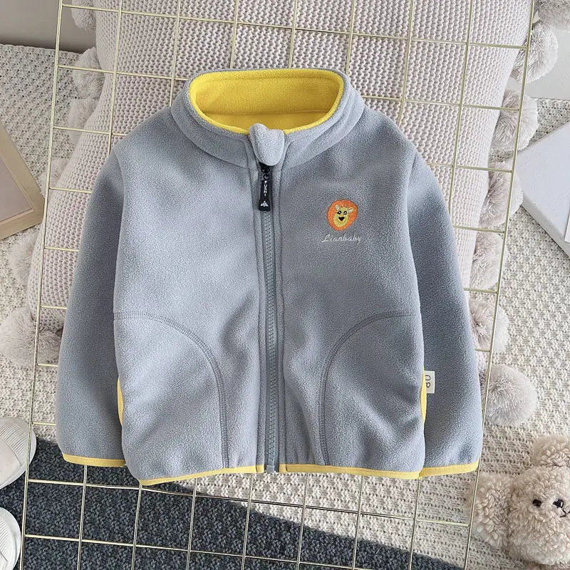 Kids Polar Fleece Hooded Jacket