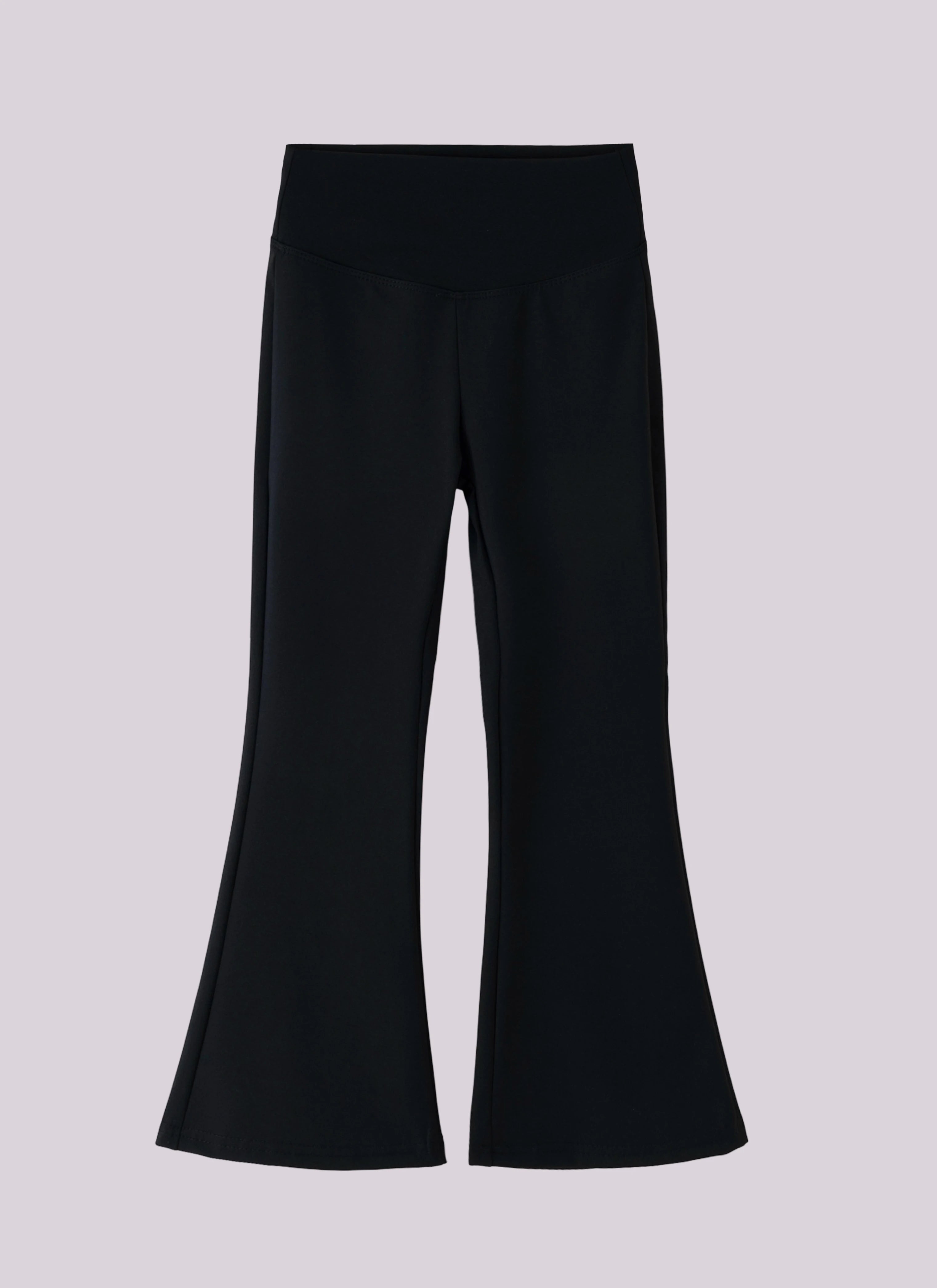 Girls Flared Pants High Waist Yoga Leggings Teenagers Stretch Elastic Waistband Kids Sportswear Trousers Autumn Spring