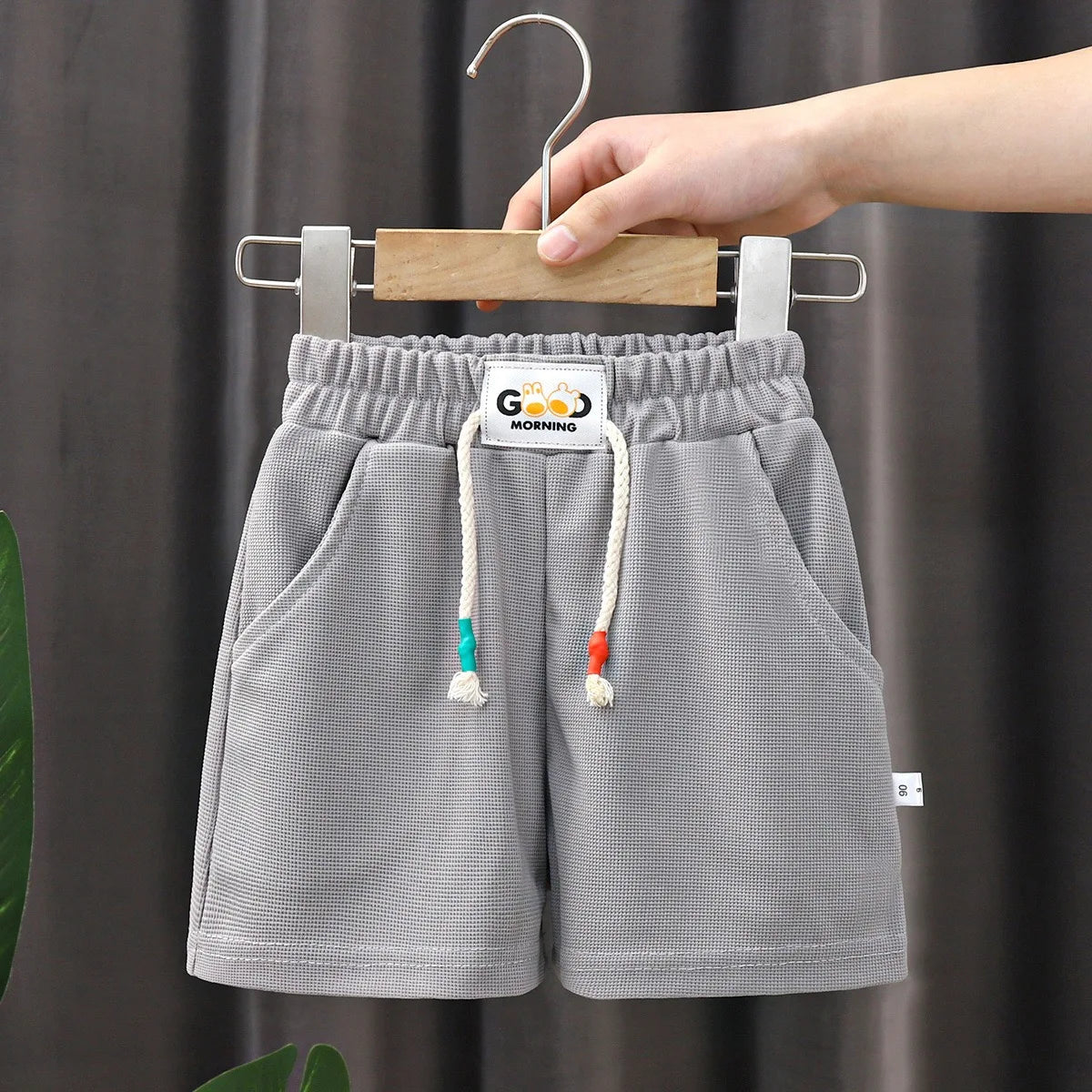 1pcs Summer Kids Shorts Boys Girls Solid Color Short Baby Solid Color Casual Pant Children Short Pant  Sport Clothing Outwear