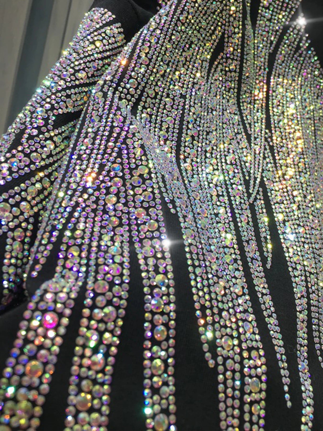 Plus Size Rhinestone Hoodie Long Sleeve Pullover Sweatshirt with Comfortable Design Y2K Fashion Inspired Graphic Hooded Top