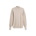 High Quality Boutique Teenager Girl Knitted Solid Color Sweater Top Stand Collar Autumn Winter Girls Knitting Tops For Daily