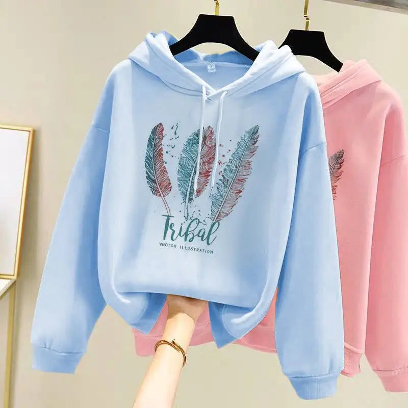 Autumn Winter Plus Velvet women's Hoodie