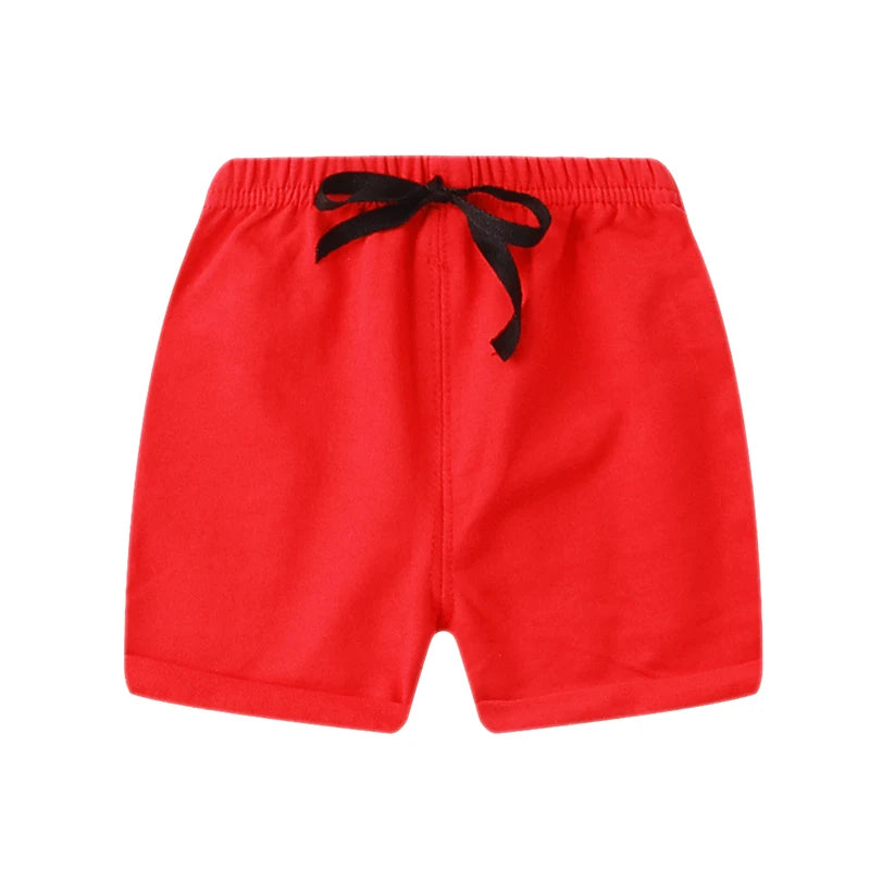 Toddler Boy Teenage Girl Shorts Cotton Kids Sport 0 to 1 2 3 4 5 6 Years Summer Black White Running Shorts for Children Clothing