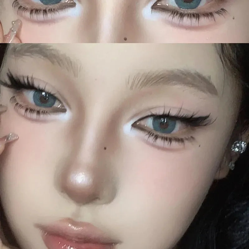 No Need Glue Fox Eye Effect Fluffy False Eyelashes Self-adhesive Reusable Segmented Thick Winged Lash Daily Use