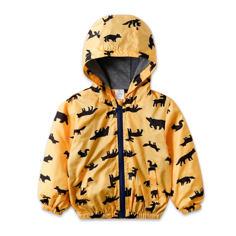 Children and infants outdoor sports windproof storm jacket