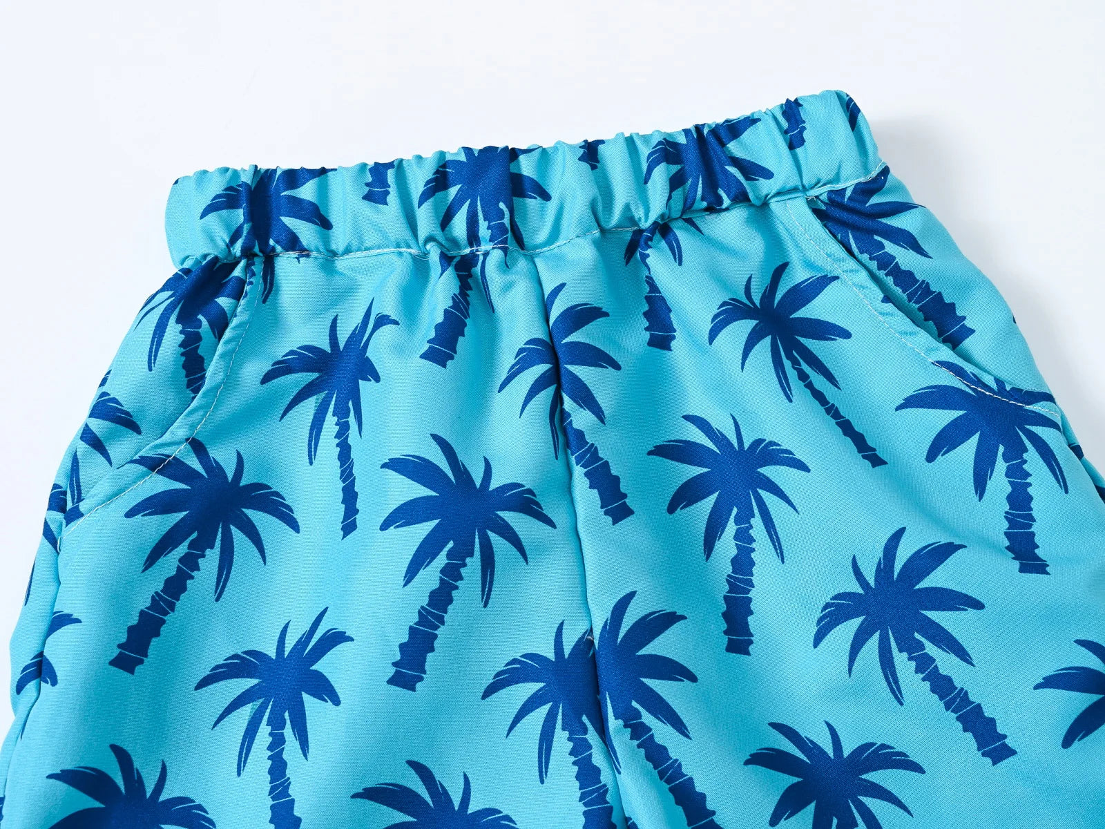 Summer new Zhongda children's casual shorts boys and girls fashion printed coconut multi-color thin beach pants
