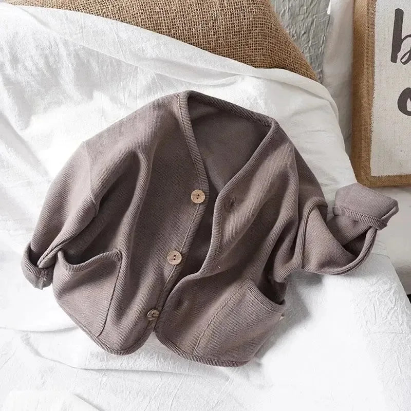 Children’s Loose Long Sleeve Cardigan