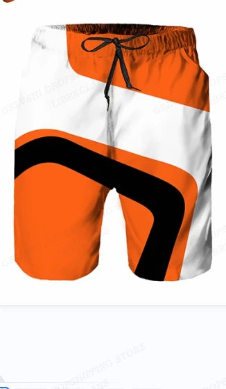 2023 Summer Men's Swimwear Shorts Racing Beach Shorts Motorcycle Swim Trunk Men Swimsuit Surf Board Short Boy Pants Fitness Gym