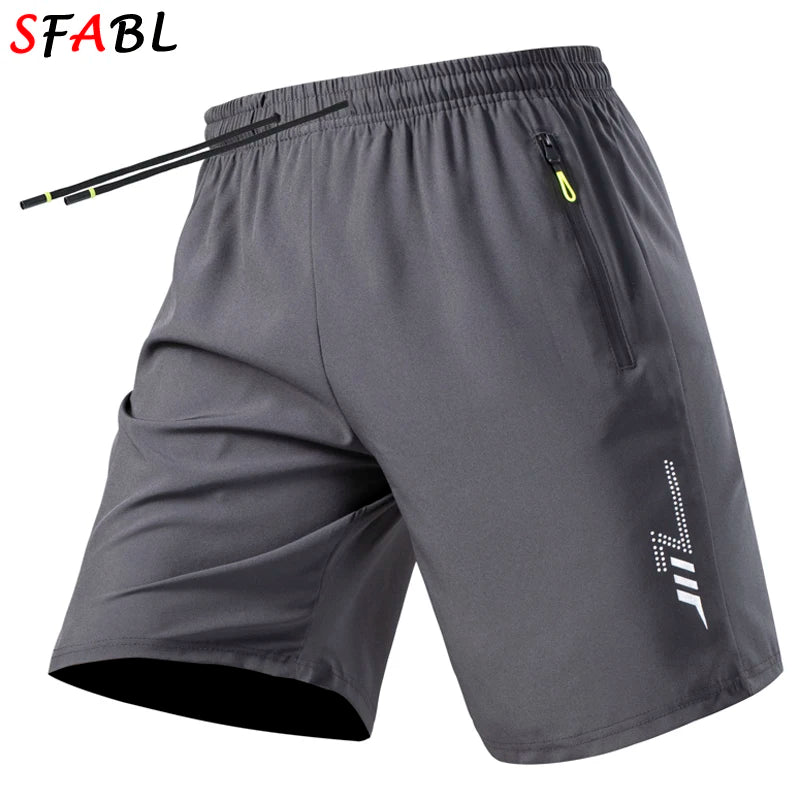 Quick-drying Shorts Men Board Short Pants Summer Breathable Sports Shorts Men Casual Elastic Running Gym Fitness Men's Shorts