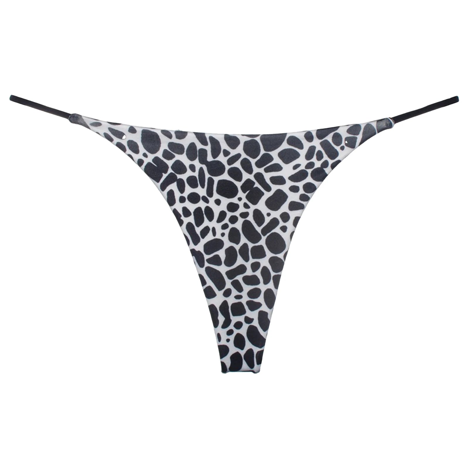 Womens Low Rise Thong Bikini Bottom Beach Sunbathing T-back Swim Wear
