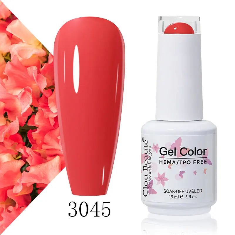 Clou Beaute 56 Colors Gel Nail Polish Pastal Pink Green Lavender UV Nail Gel Soak Off UV Varnish Macaron Gel Paint 15ml Nail Art