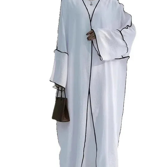 Fashionable Muslim Women's Dubai Robe Outerwear Long Dress Arab Style Clothing Cross-Border Middle East Women's Fashion