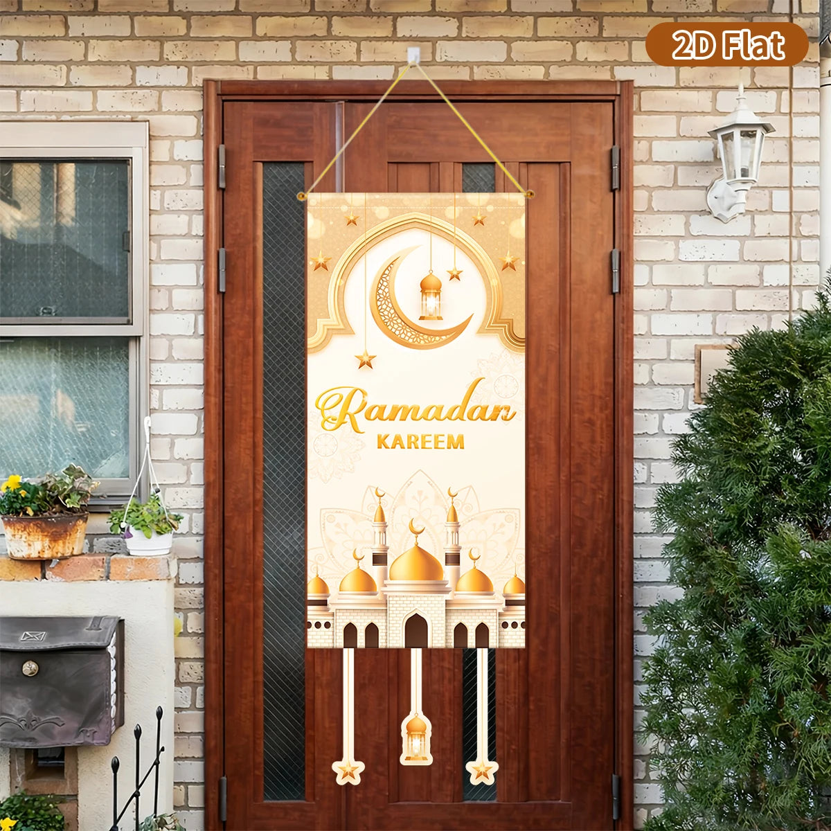 Ramadan Kareem Hanging Flag Ramadan Decoration 2026 For Home Eid Mubarak Ramadan Kareem Islamic Muslim Party Eid Al Adha Gifts