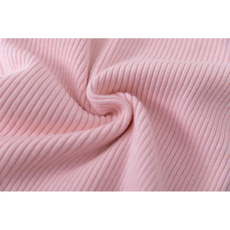 Girls Thickened Sweater Children's Winter Knitted Jumper Kids Fashion Solid Sweaters Teenager Autumn Thickened Clothes 3-12Y