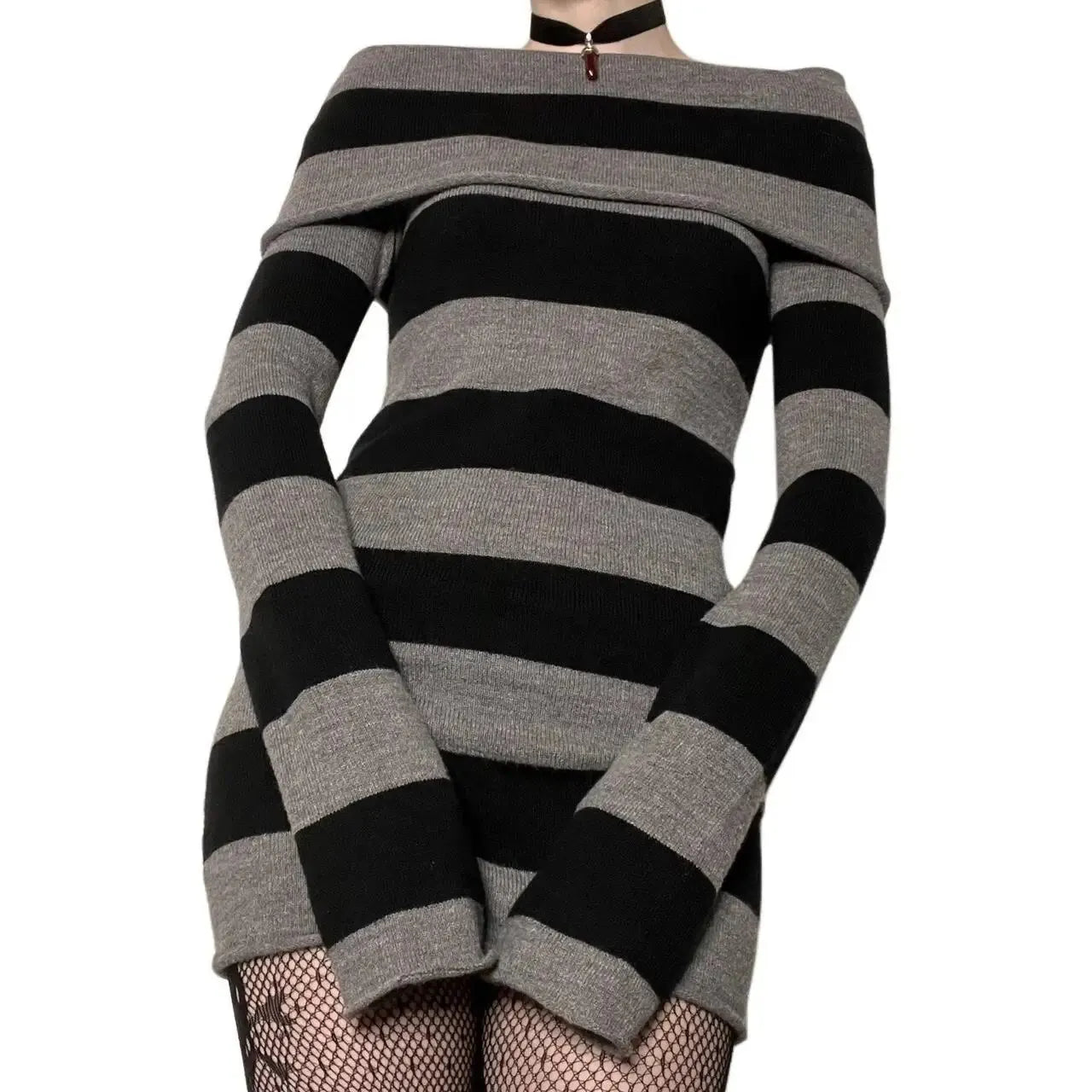 Women’s Striped Body con Mini Dress
