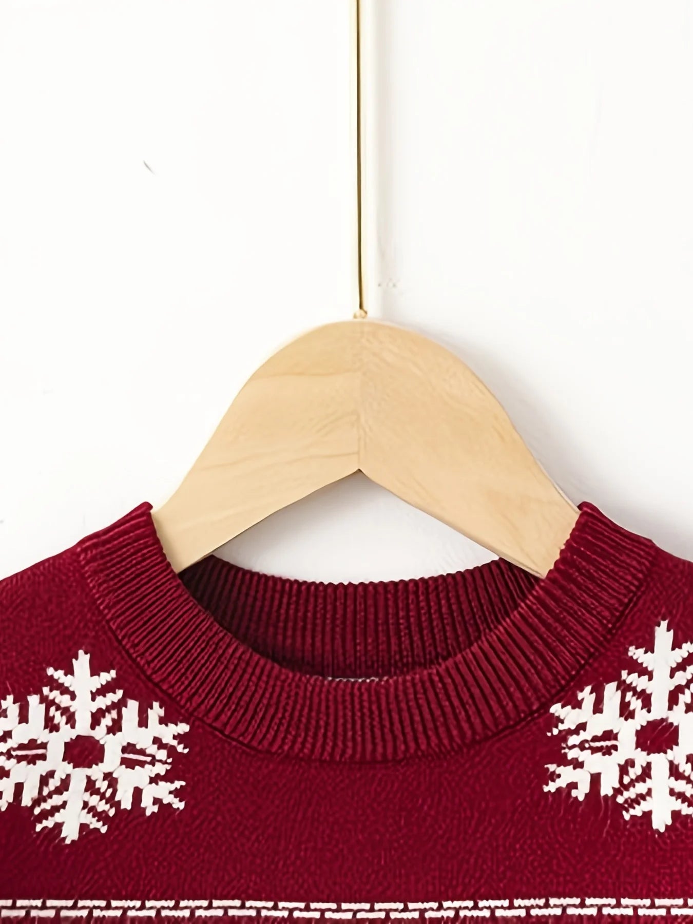 Christmas Girls' Sweater Red Long Sleeve Round Neck Santa Claus Pattern Outdoor Leisure Autumn/Winter Sweater