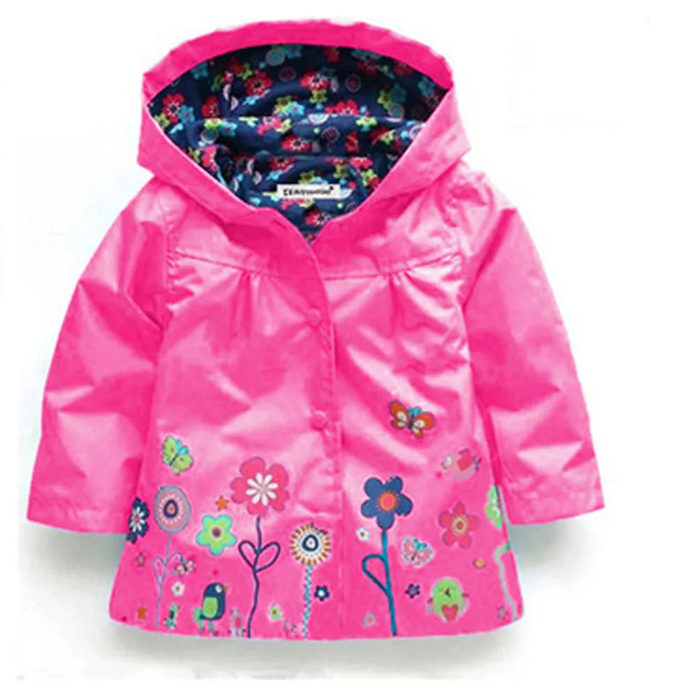 Toddler Girl Baby Kid Waterproof Hooded Coat Jacket Boys Girls Babies Outwear Raincoat Hoodies for outdoor adventure