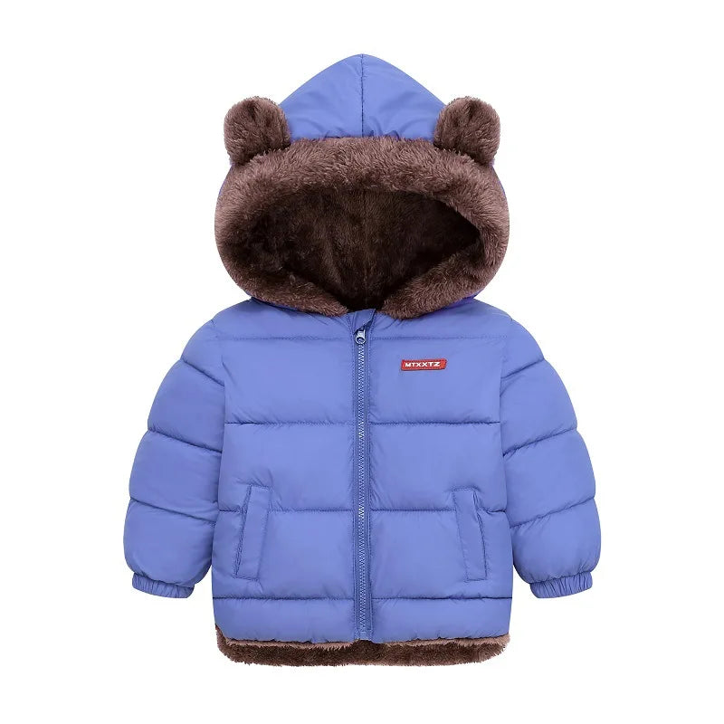 Kids Thick Padded Winter Jacket