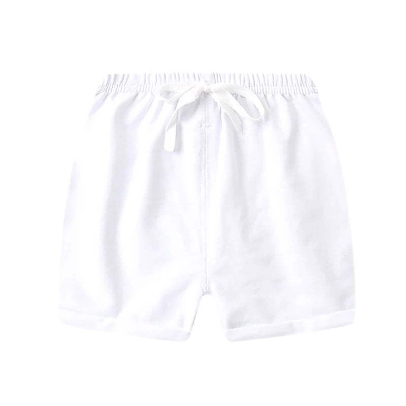 Toddler Boy Teenage Girl Shorts Cotton Kids Sport 0 to 1 2 3 4 5 6 Years Summer Black White Running Shorts for Children Clothing
