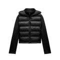 New Arrival  Women's Lightweight Warm Down Jacket with Long Sleeves and Zippered Hooded Sports Coat 4391742