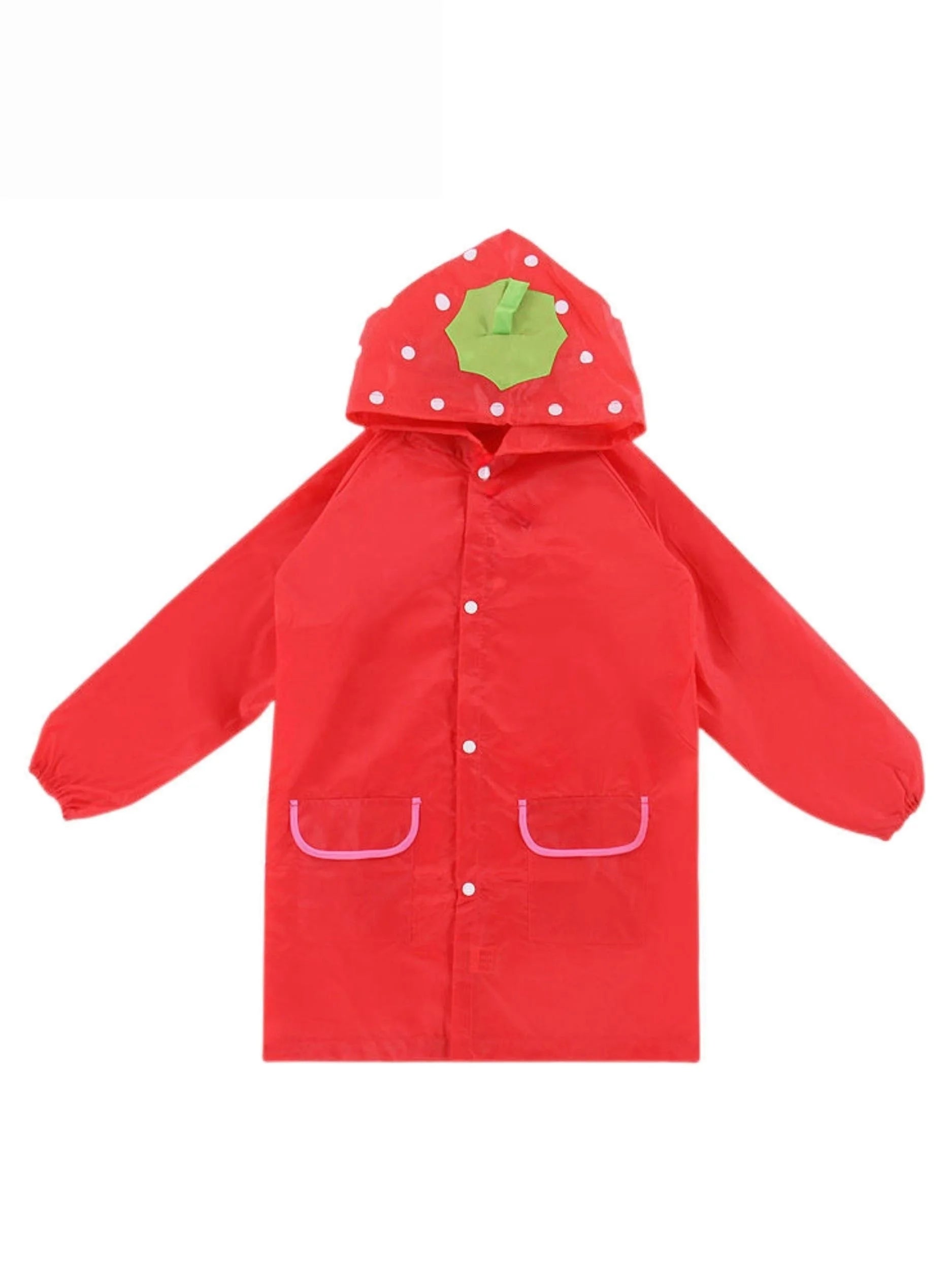 Boys Girls Rain Coat with Pocket Cartoon Animal Raincoat Kids Stylish Waterproof Rain Jacket Toddler Children Rain Poncho