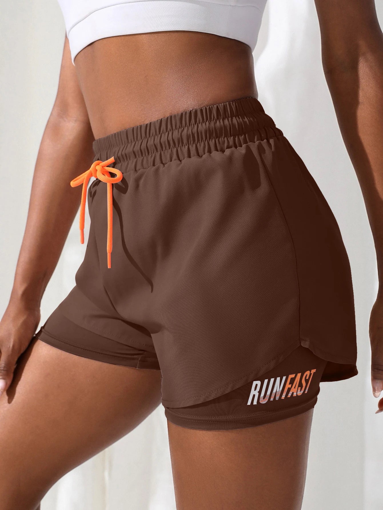 High-Rise 2-in-1 Yoga Shorts – Women’s Running Fit