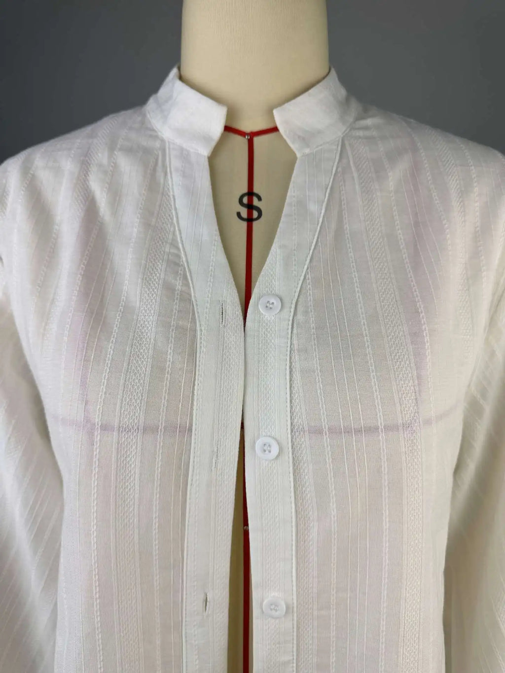Women’s White Oversize Cotton Blouse