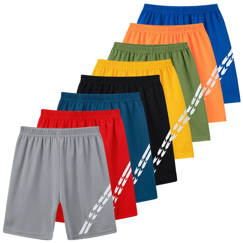 2/4-pcs Summer Children's Multi-color Combination Quick Drying Sports Suit Boys And Girls Short Sleeved T-shirt Versatile Shorts