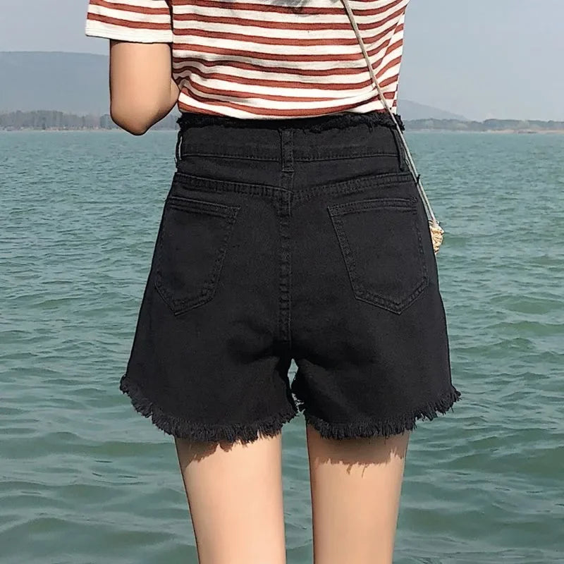 Spring/Summer Women’s Wide Leg Denim Shorts