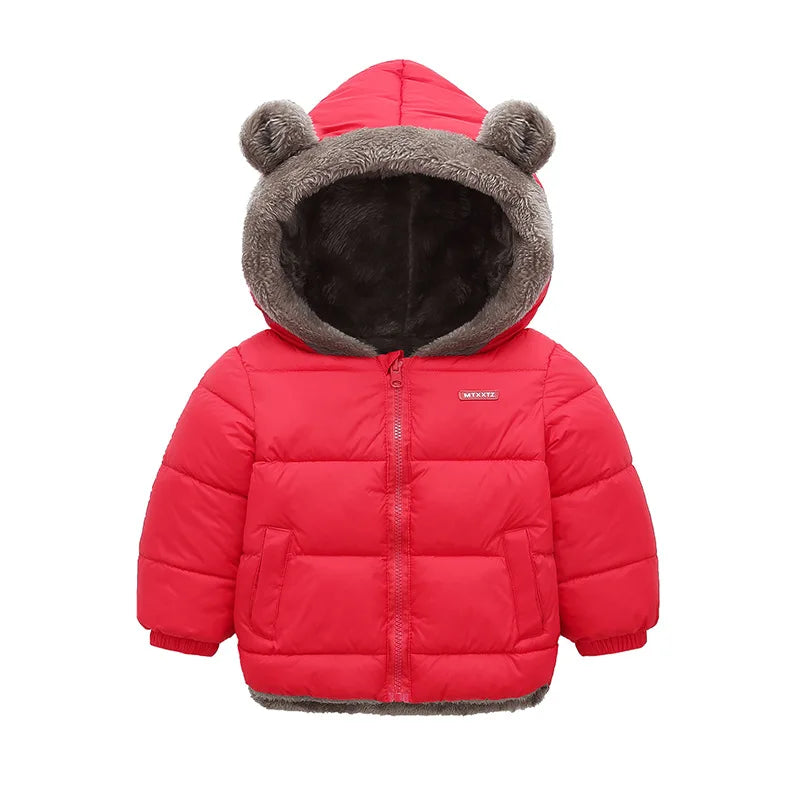 Kids Thick Padded Winter Jacket