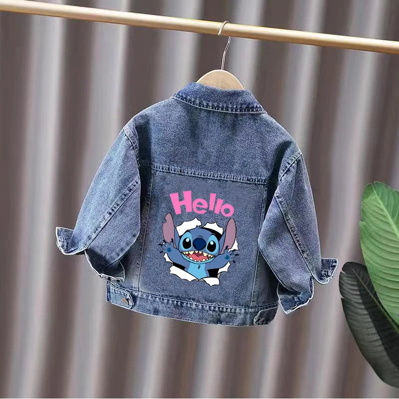 Spring Cute Kids Denim Jacket