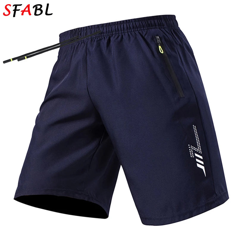 Quick-drying Shorts Men Board Short Pants Summer Breathable Sports Shorts Men Casual Elastic Running Gym Fitness Men's Shorts