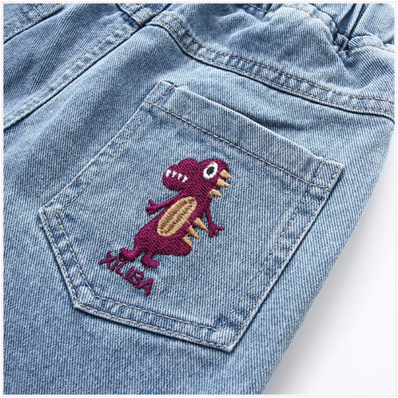 IENENS Baby Boys Shorts Girl Casual Jeans Kids Clothes Summer Short Pants 2-8 Years Clothing Boy's Loose Denim Shorts