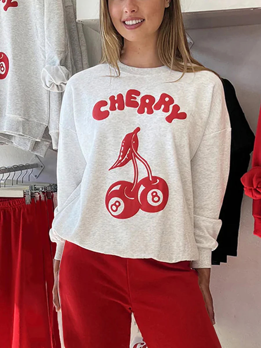 Women s Winter Oversized Hoodie with Vintage Rose Embroidery and Fleece Lining Warm Pullover Sweatshirt Coat
