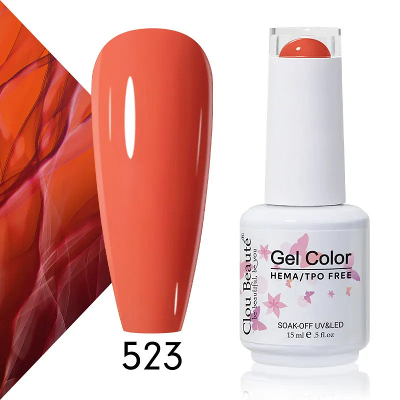 Clou Beaute 56 Colors Gel Nail Polish Pastal Pink Green Lavender UV Nail Gel Soak Off UV Varnish Macaron Gel Paint 15ml Nail Art