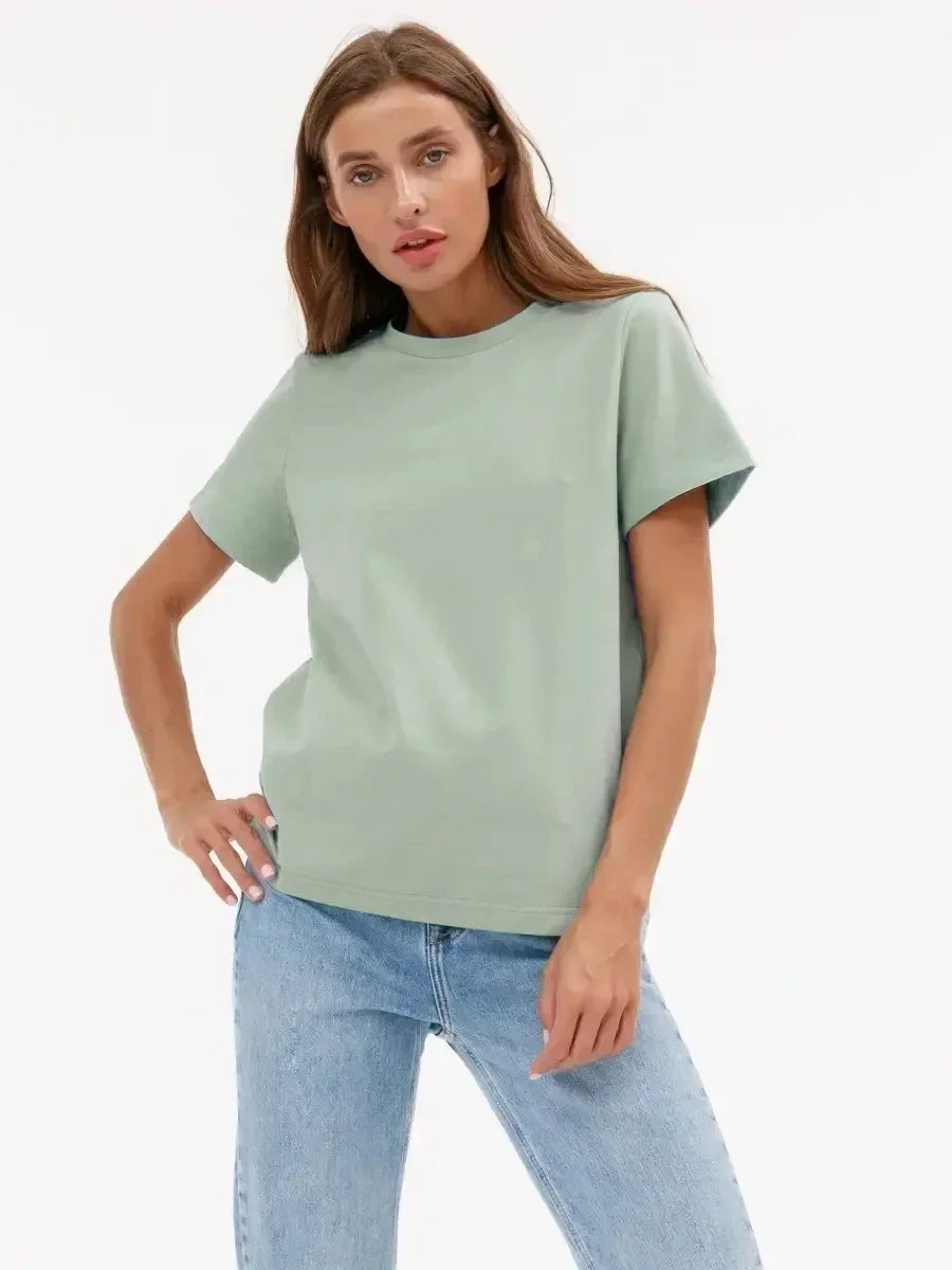 Bornladies Summer 100% Cotton Women's T-shirt