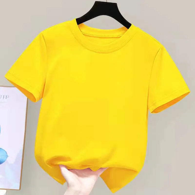 100% Cotton Children Boy Girl T shirt summer 2026