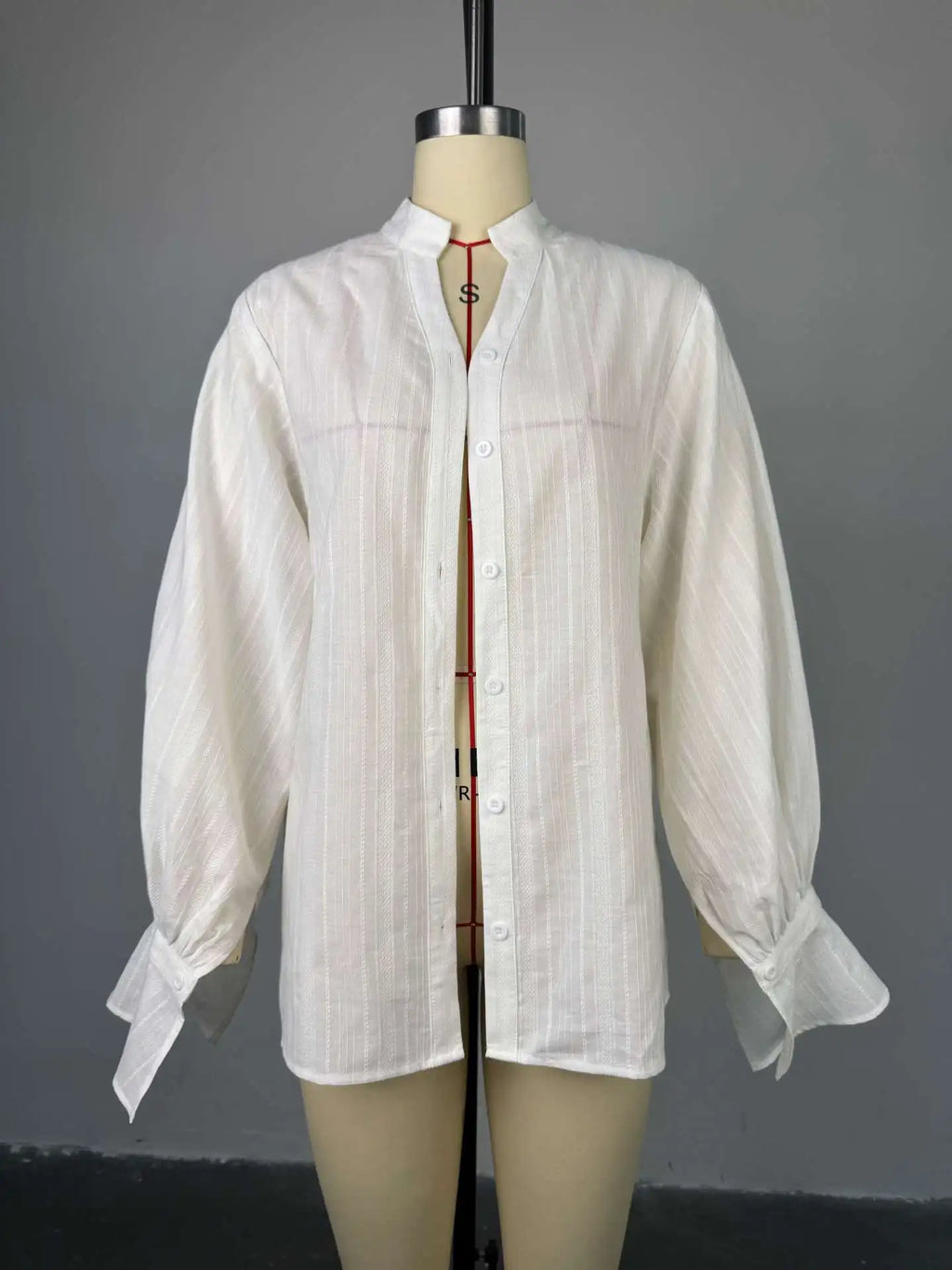 Women’s White Oversize Cotton Blouse