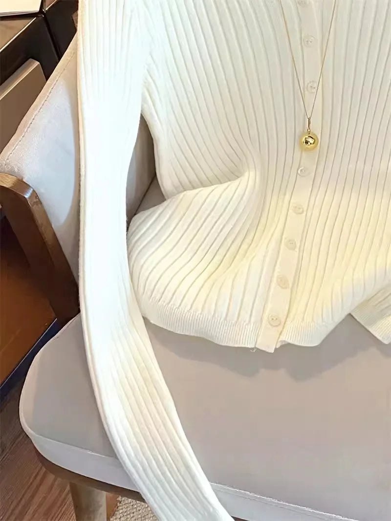 Women’s Y2K Embroidery Knit Sweater