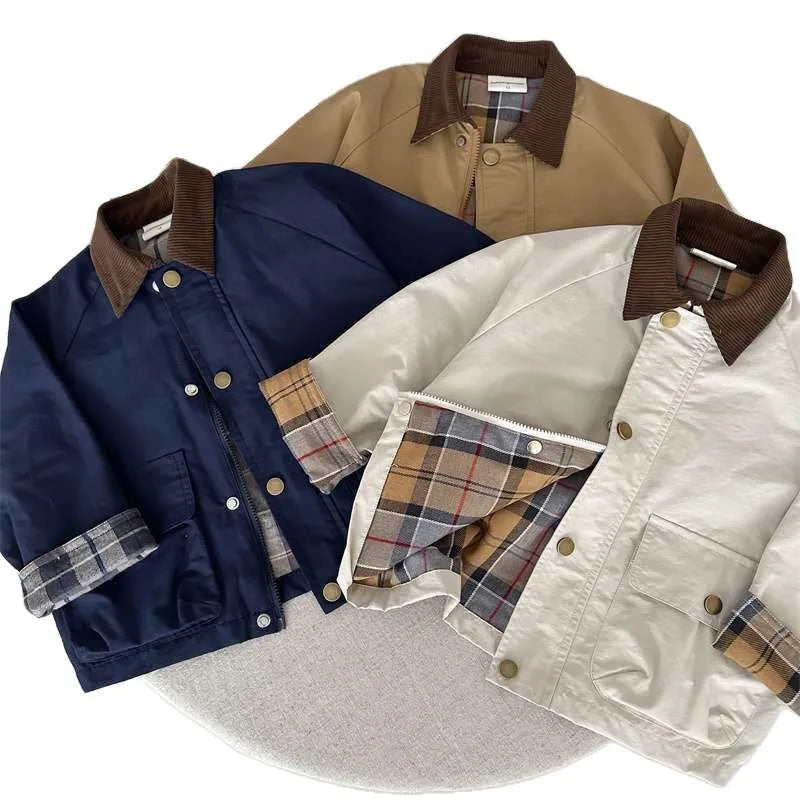 2026 Spring Autumn Cute Boys Jacket