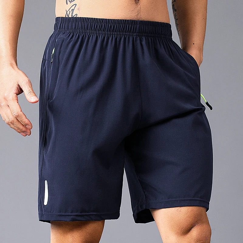 Quick-drying Shorts Men Board Short Pants Summer Breathable Sports Shorts Men Casual Elastic Running Gym Fitness Men's Shorts