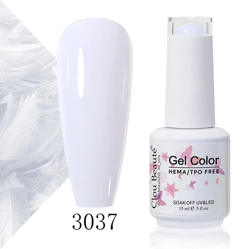 Clou Beaute 56 Colors Gel Nail Polish Pastal Pink Green Lavender UV Nail Gel Soak Off UV Varnish Macaron Gel Paint 15ml Nail Art