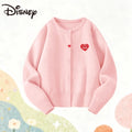 Disney Sweet Knitted Cardigan Girl Candy Color Sweater Spring Autumn Comfortable Cardigan Skin-friendly Material  Knitwear