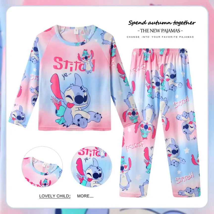 Full Sleeve Boys Stitch Pajama Sets Soft and Comfortable Baby Pajamas Kids Pyjamas Children's Sleepwear Loungewear for 2 to 14Yr