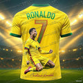 Football Jersey 3d Printed NO.7 Ronaldo Boys Girls