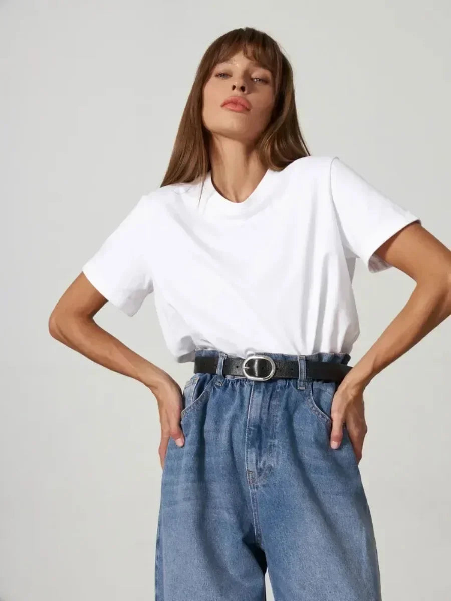 Bornladies Summer 100% Cotton Women's T-shirt