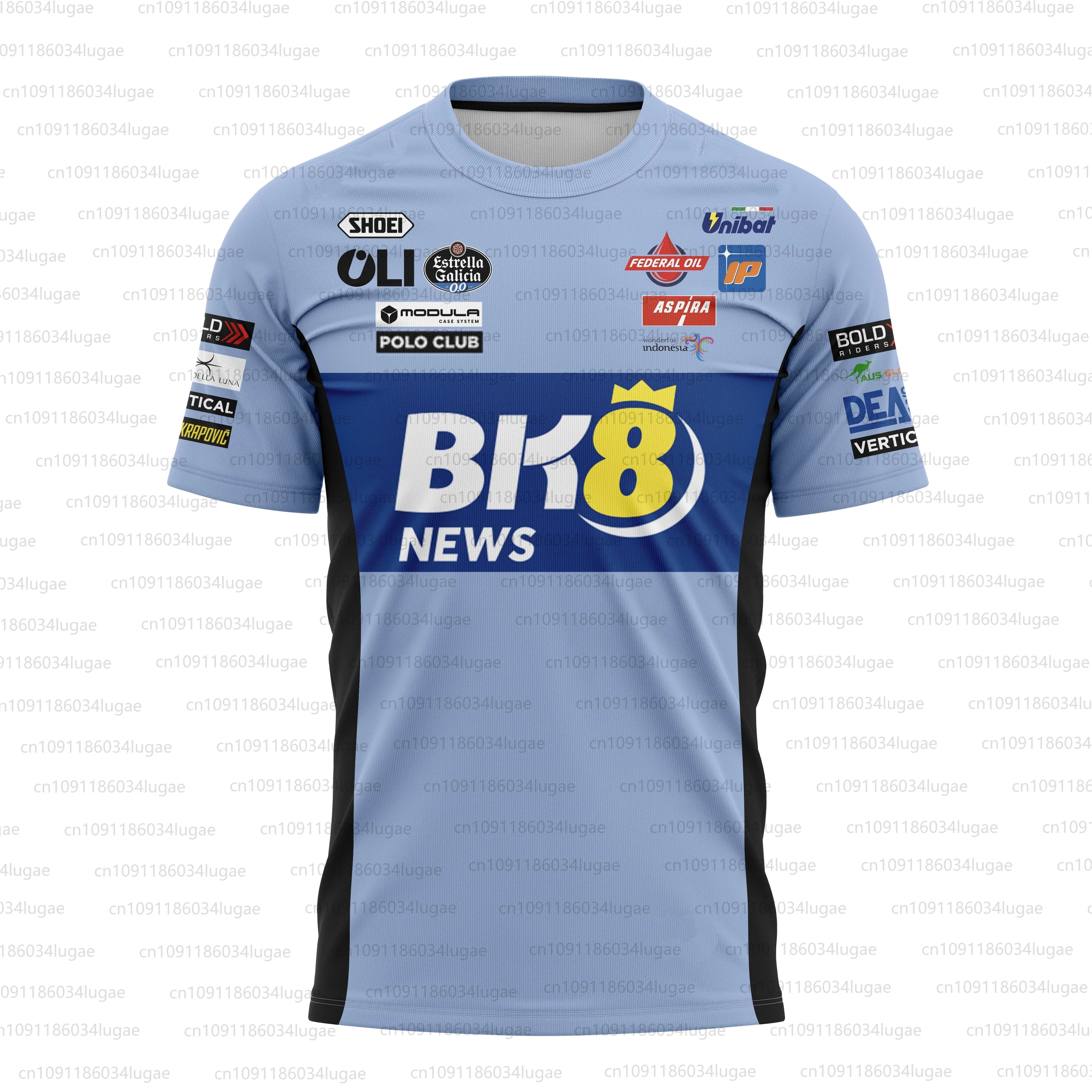 2025 Men's Women's Limited Edition Outdoor Sports Marc Mírquez Salute Design Breathable Leisure Retro Racing T-shirt O Neck Top